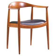 Hans Wegner for Johannes Hansen Mid Century Danish Teak The Chair