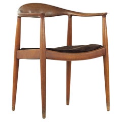 Vintage Hans Wegner for Johannes Hansen Midcentury Teak the Chair