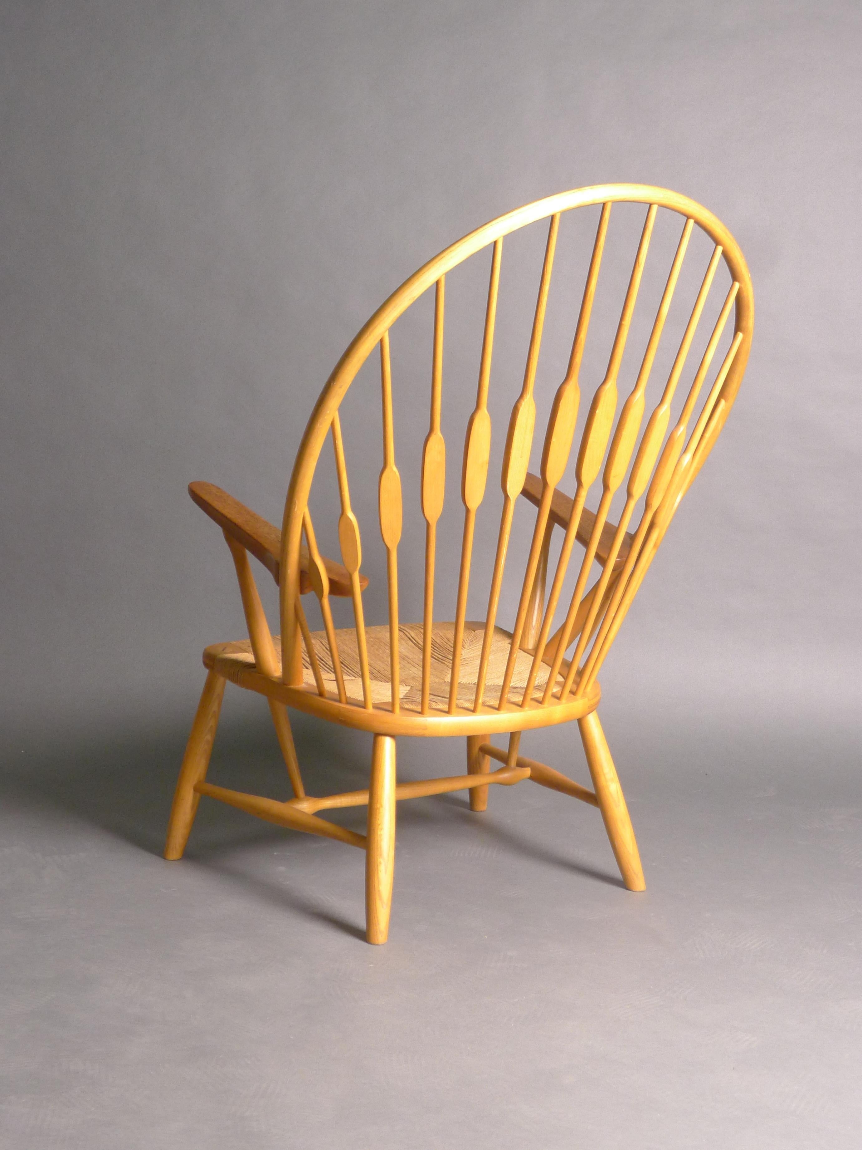 Danish Hans Wegner for Johannes Hansen, Peacock Chair JH-550, Knoll International