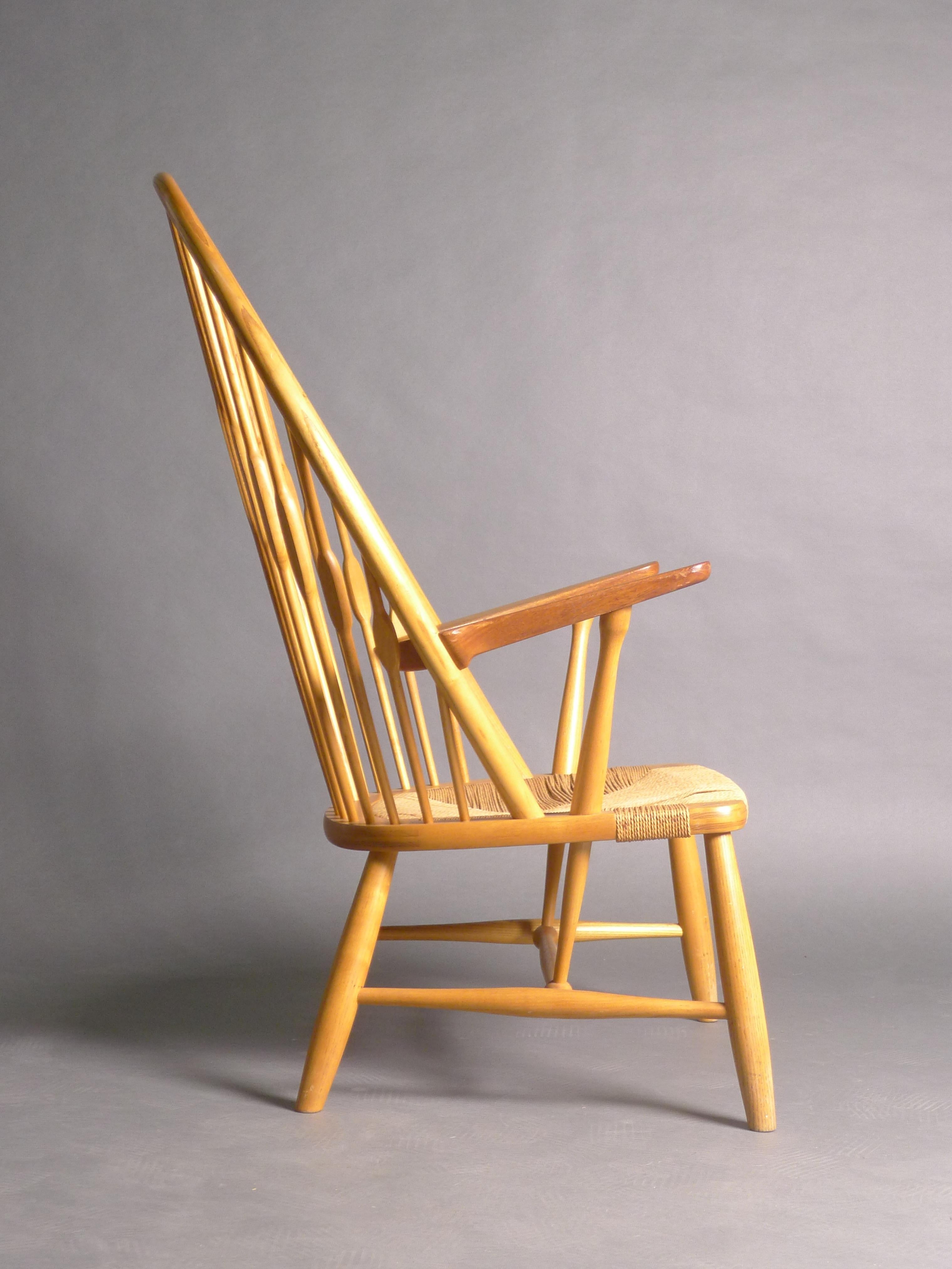Mid-20th Century Hans Wegner for Johannes Hansen, Peacock Chair JH-550, Knoll International