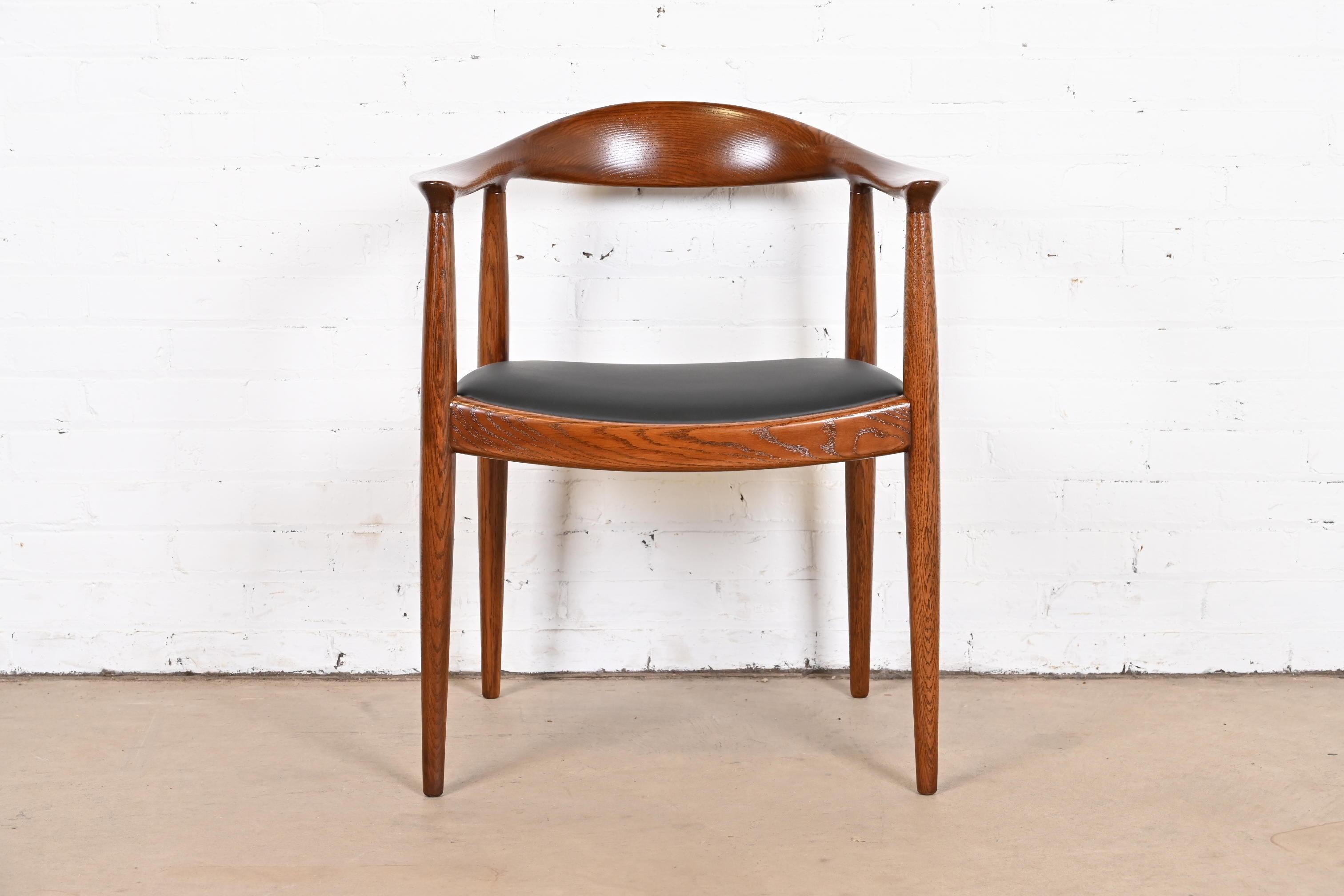 Offering a rare and exceptional JH 501 armchair. Most commonly known as 