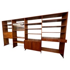 Hans Wegner, for Ry Møbler Four Bay Wall Unit/Room Divider