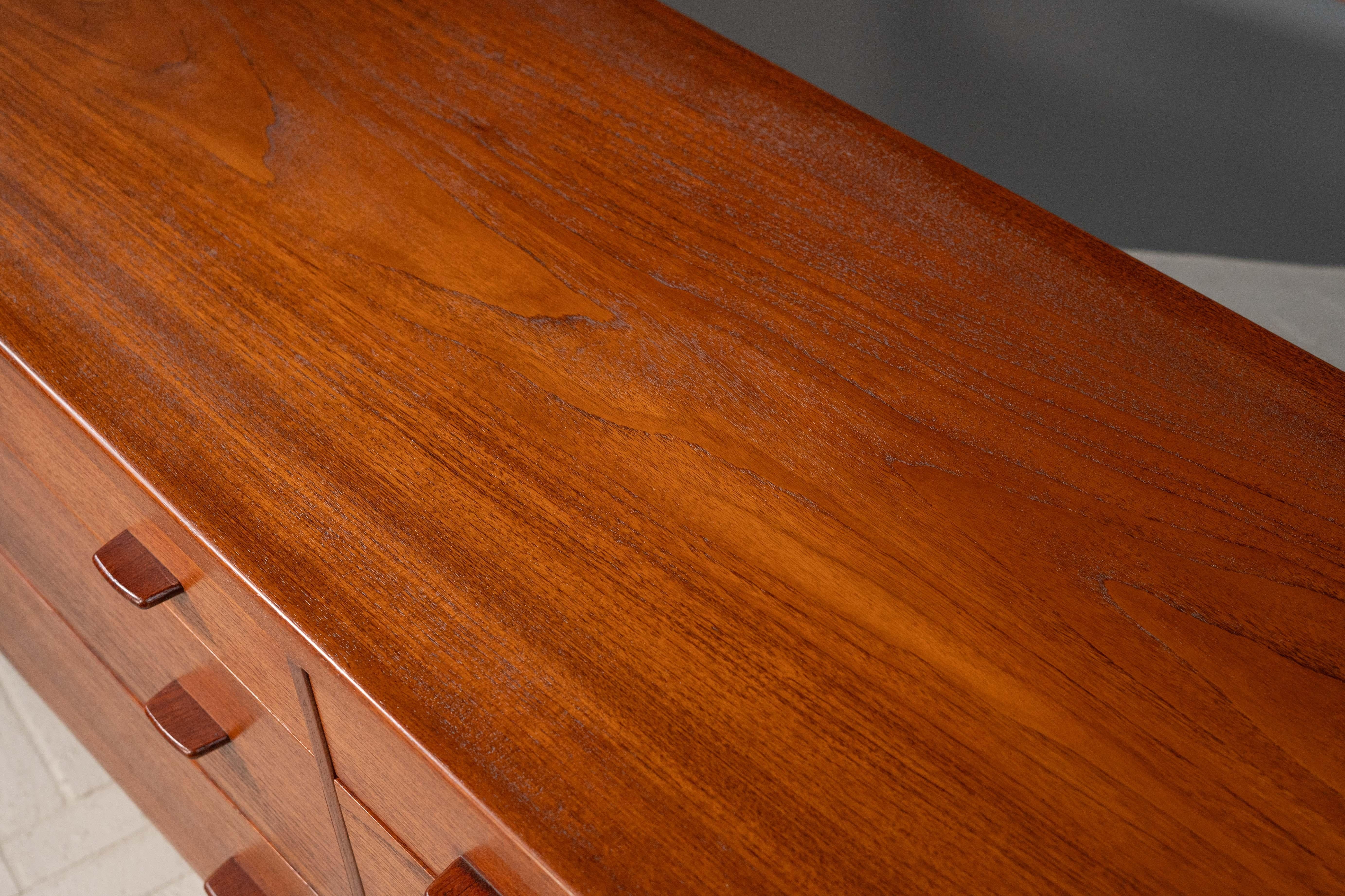 Hans Wegner for Ry Møbler Teak Sideboard In Good Condition In Cambridge, US