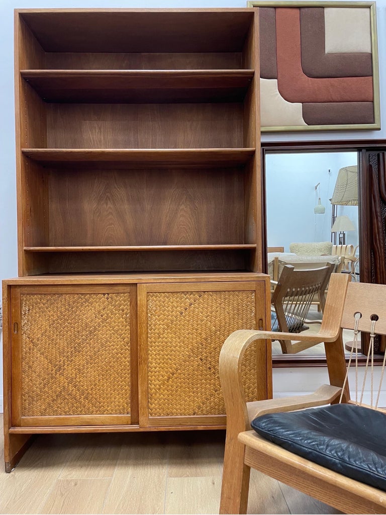Hans Wegner for Ry Mobler Oak Shelf Cabinet or Bookcase For Sale