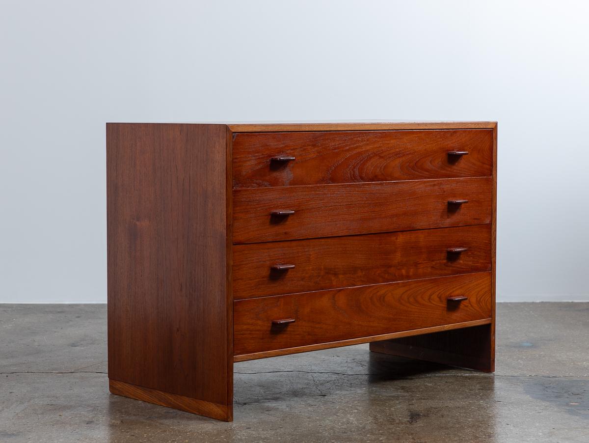 Hans Wegner for Ry Mobler Teak and Oak Chest In Good Condition In Brooklyn, NY