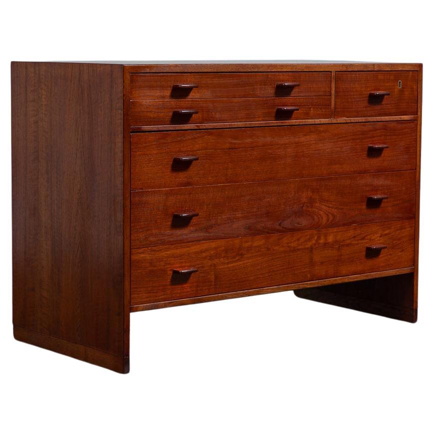 Hans Wegner for Ry Mobler Teak and Oak Chest For Sale