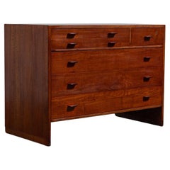 Used Hans Wegner for Ry Mobler Teak and Oak Chest