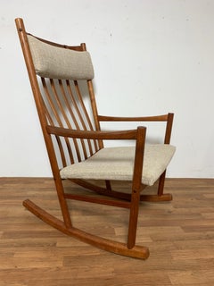 Hans Wegner for Tarm Stole Danish Teak Rocker, Circa 1960s