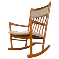 Hans Wegner for Tarm Stole Danish Teak Rocking chair.
