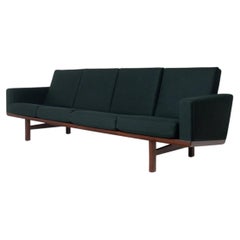 Hans Wegner Four Seater Sofa in Teak For Getama, Model GE-236