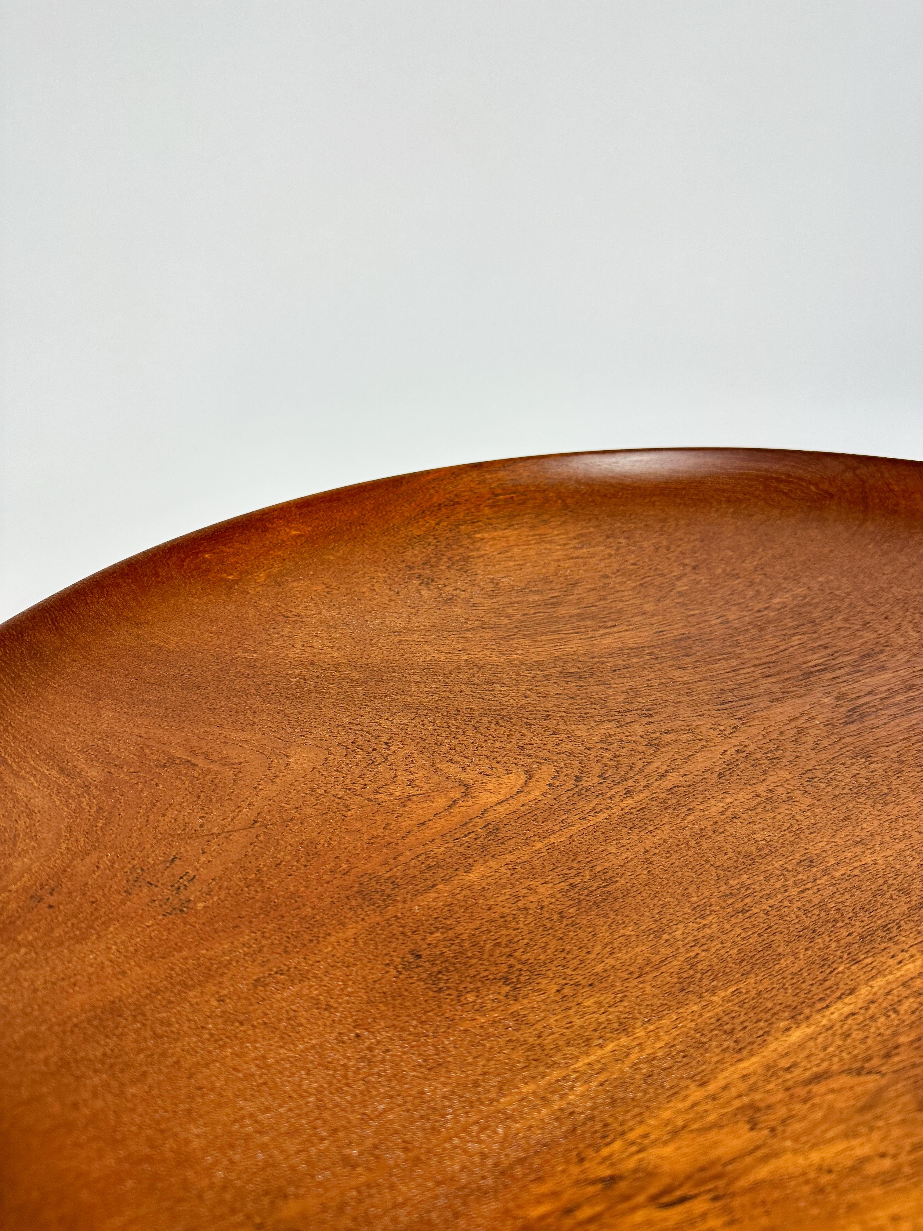 Hans Wegner Fruit Bowl JH586 Johannes Hansen Teak Coffee Table, 1956 For Sale 4