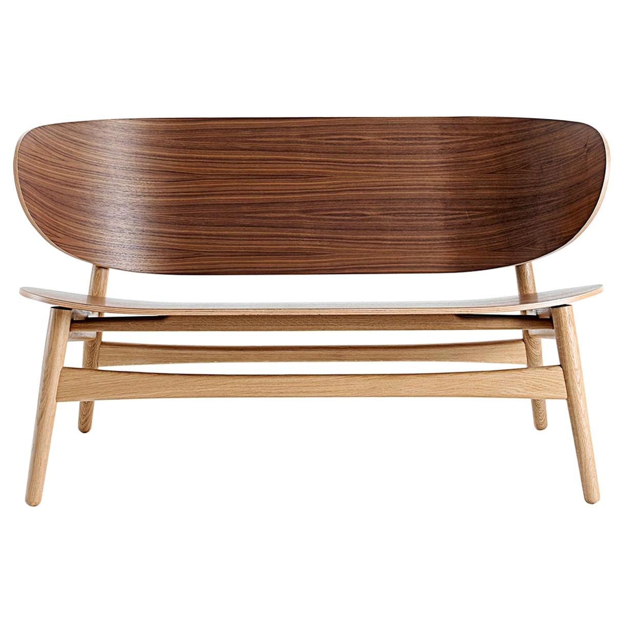 Hans Wegner GE-1935 Bench, Stained Oak For Sale