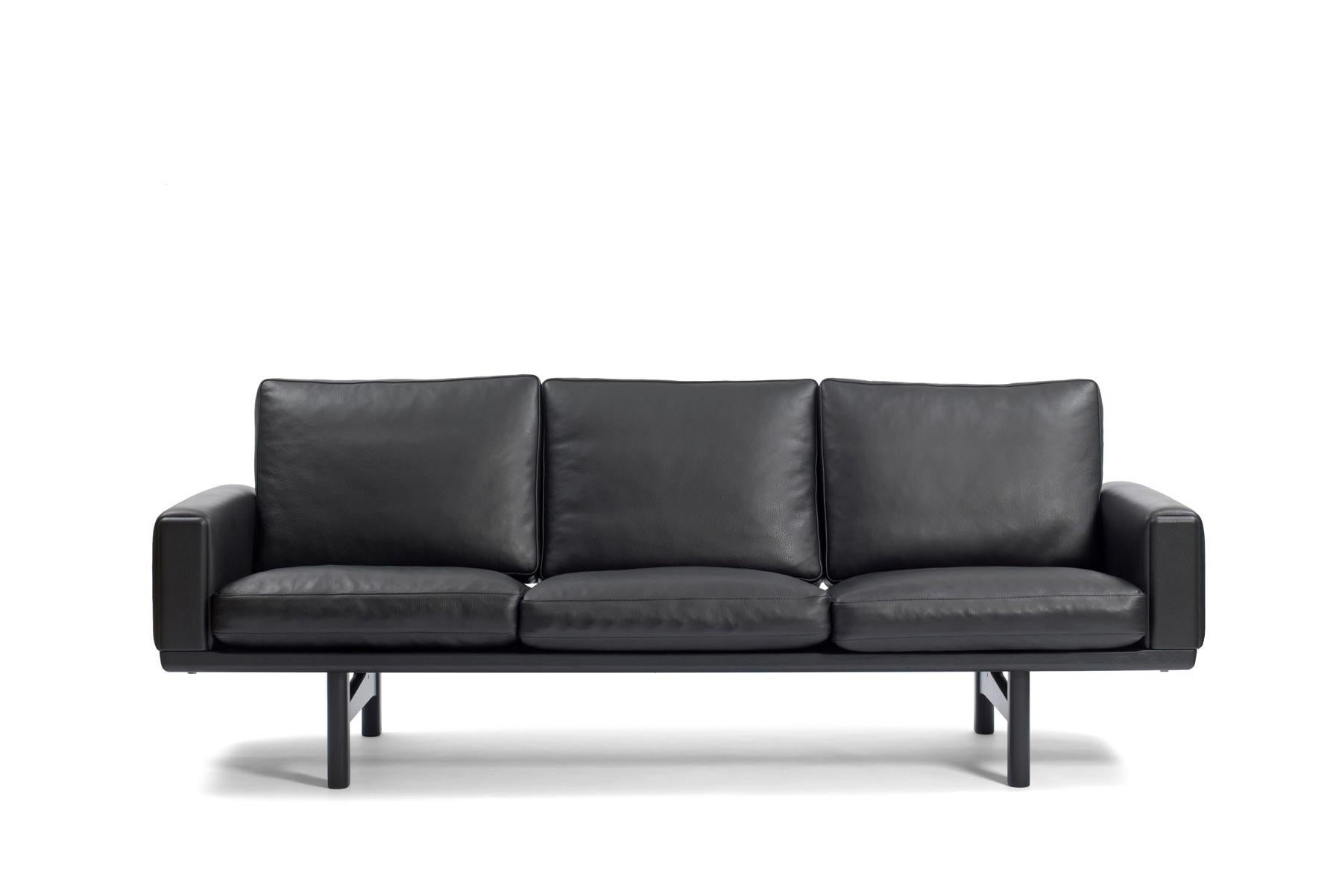 Unglazed Hans Wegner GE 236 3-Seat Sofa For Sale
