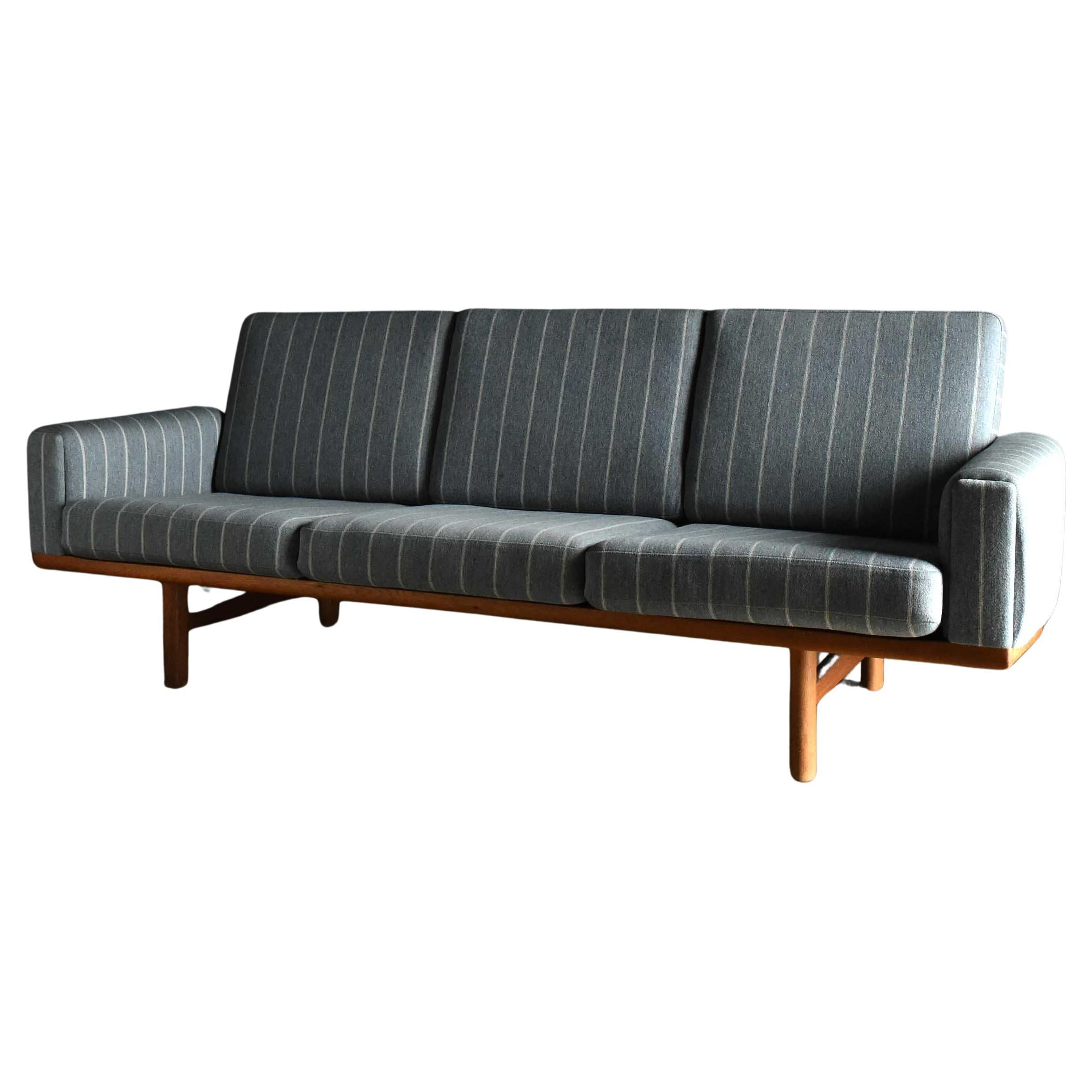 Hans Wegner "Ge-236" Three Seat Sofa For Sale
