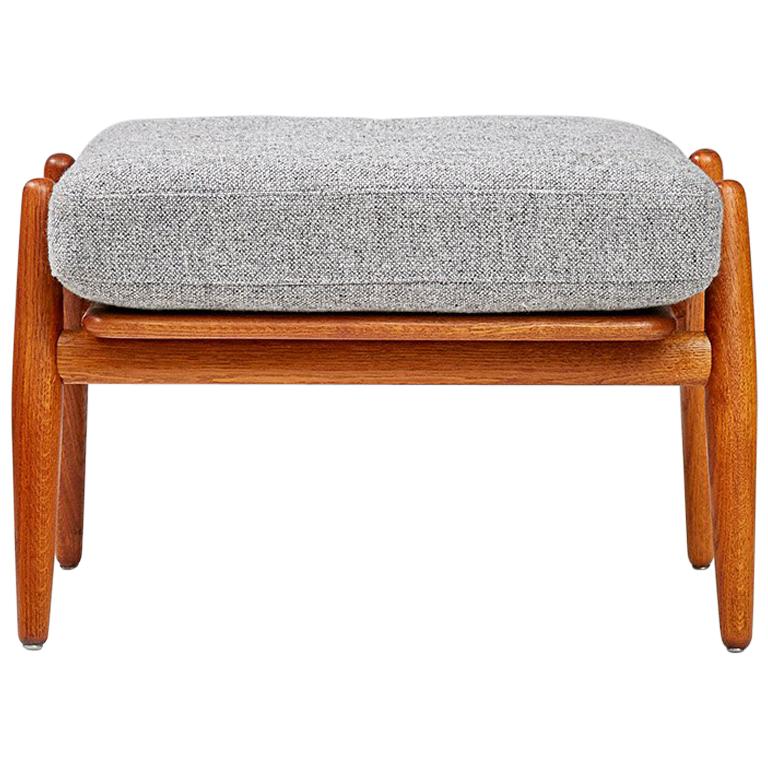 Hans Wegner GE-240 Cigar Ottoman, Oak at 1stDibs | hans wegner ottoman, hans  wegner footstool