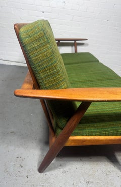 Hans Wegner GE-240 Sofa by GETAMA, Oak & Teak, Scandinavian Modern