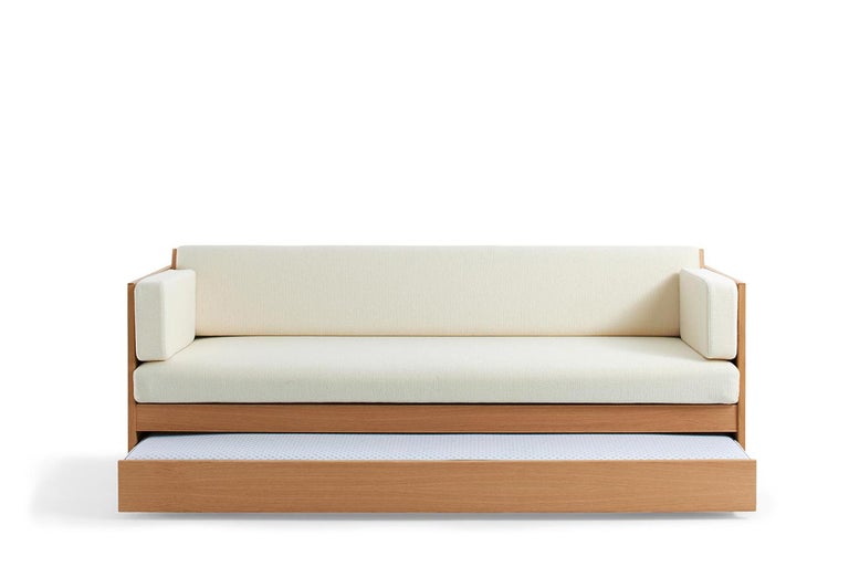 Danish Hans Wegner GE-261 Daybed, Stained Beech For Sale