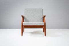 Hans Wegner GE-270 Danish Teak Lounge Chair