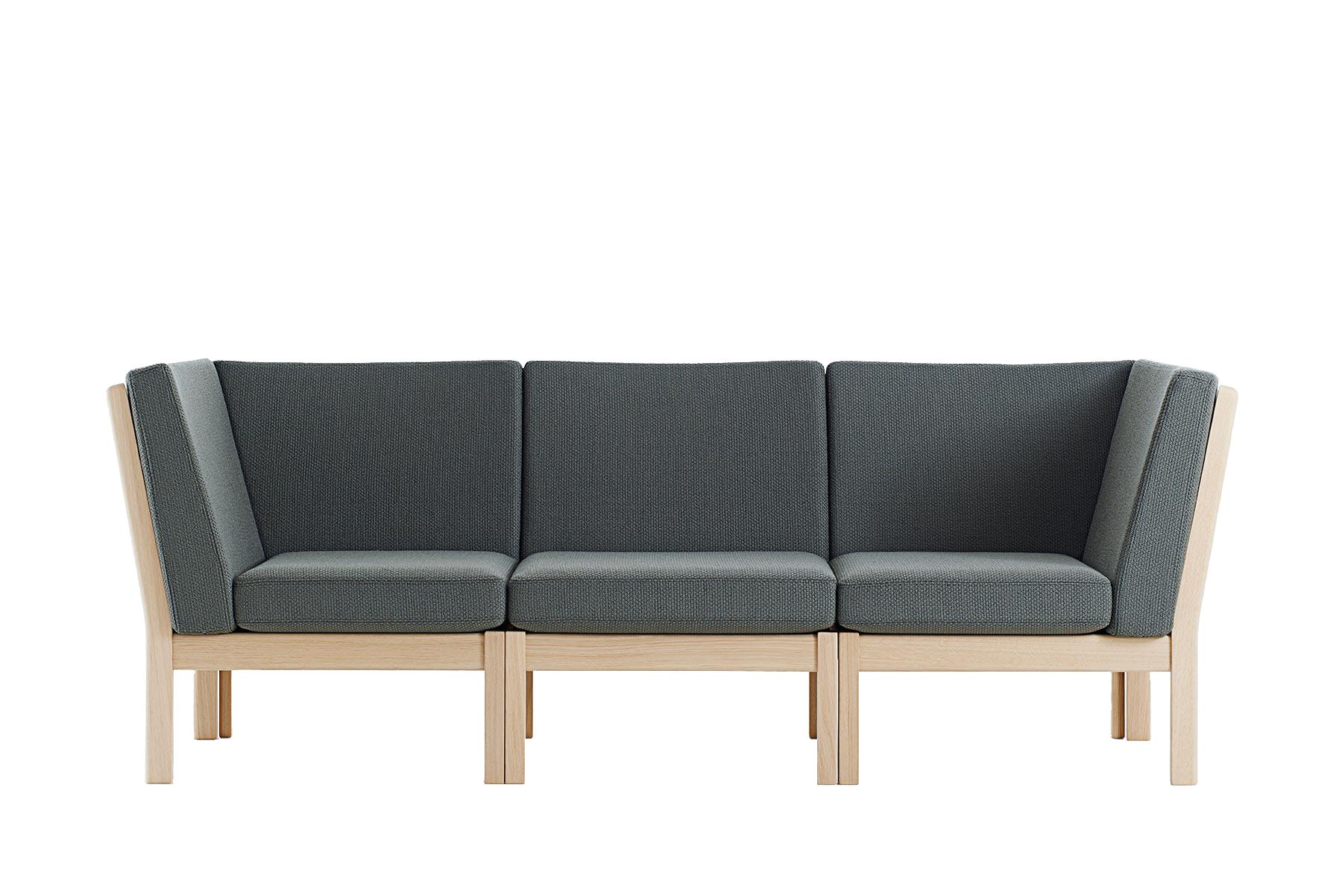 Unglazed Hans Wegner GE-280 Modular Sofa For Sale