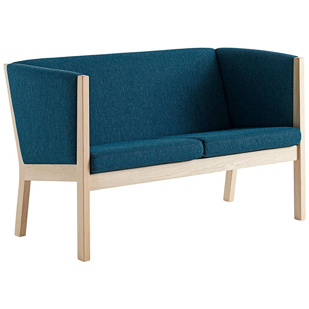 Hans Wegner GE 285 2-Seat Sofa, Lacquered Oak