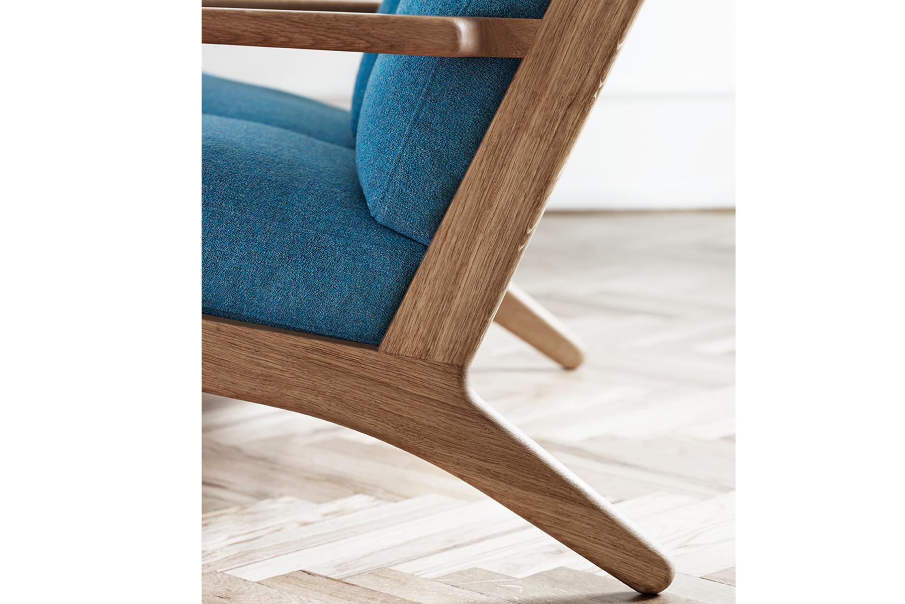Hans Wegner GE-290/2 Sofa - Lackierte Eiche (Moderne der Mitte des Jahrhunderts) im Angebot