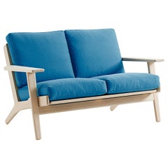 Canapé Hans Wegner GE-290/2 en hêtre teinté