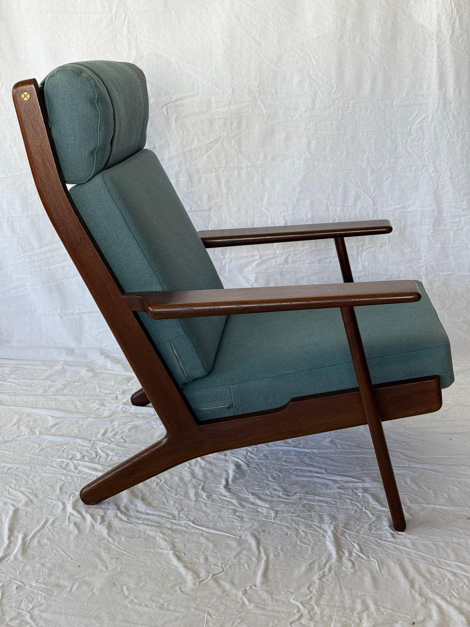 Hans Wegner GE-290 High Back Lounge Chair For Sale 4