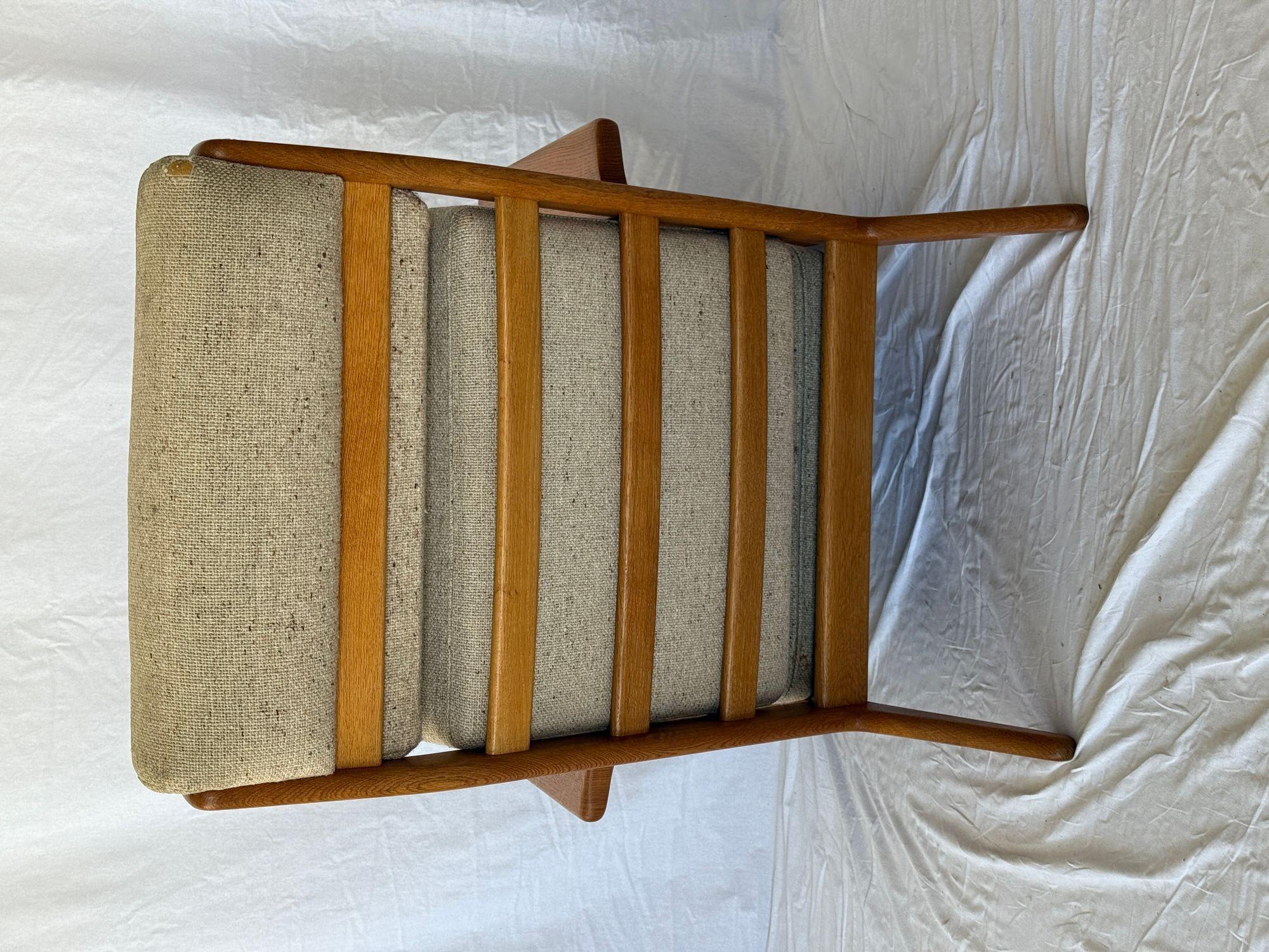 Hans Wegner GE-290 High Back Lounge Chair For Sale 4