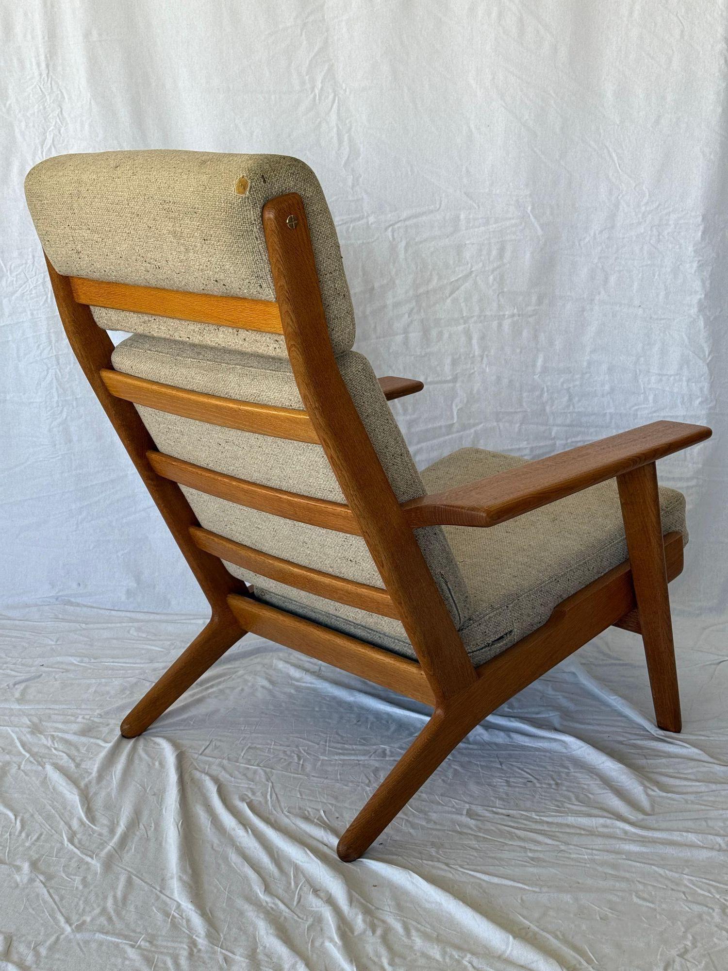 Hans Wegner GE-290 Chaise longue à dossier haut en vente 5