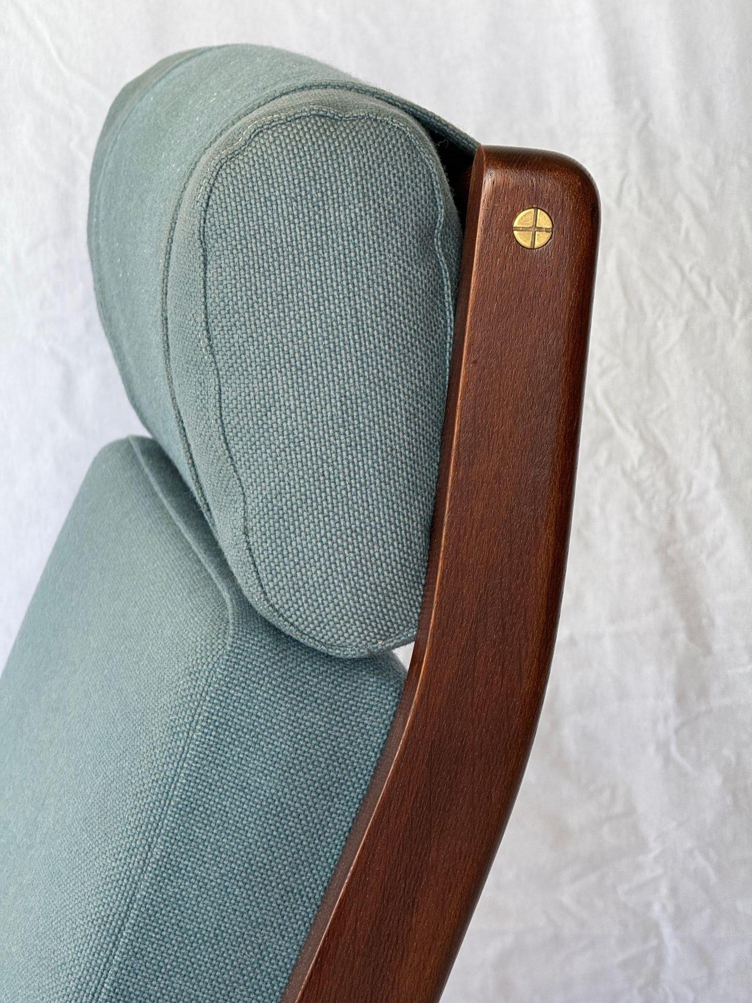 Danish Hans Wegner GE-290 High Back Lounge Chair For Sale