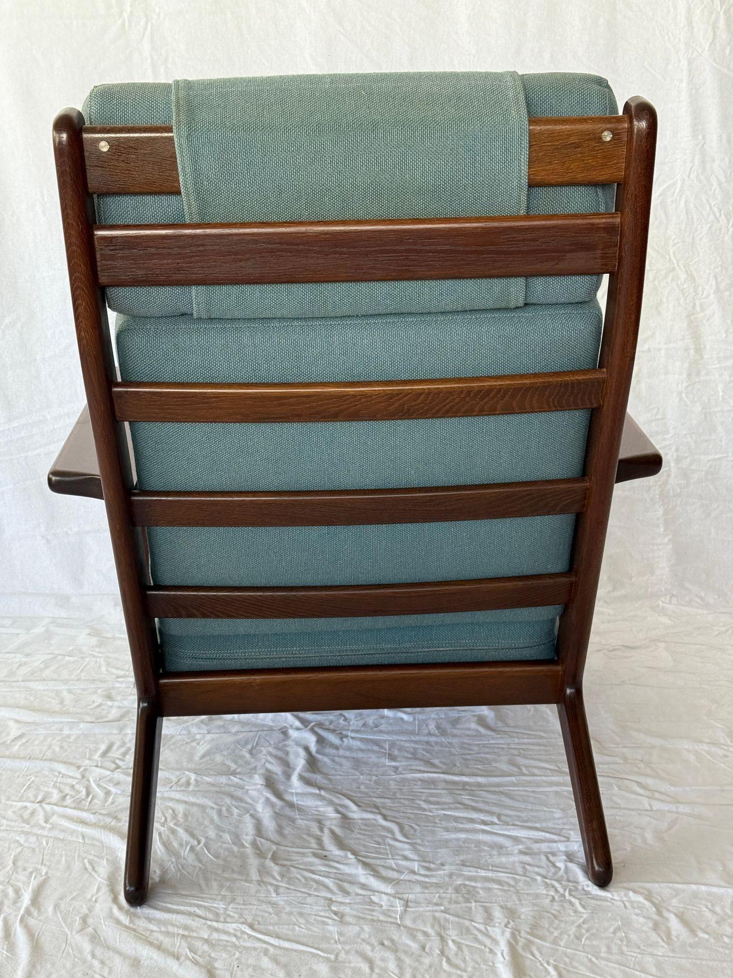 Hans Wegner GE-290 High Back Lounge Chair For Sale 1