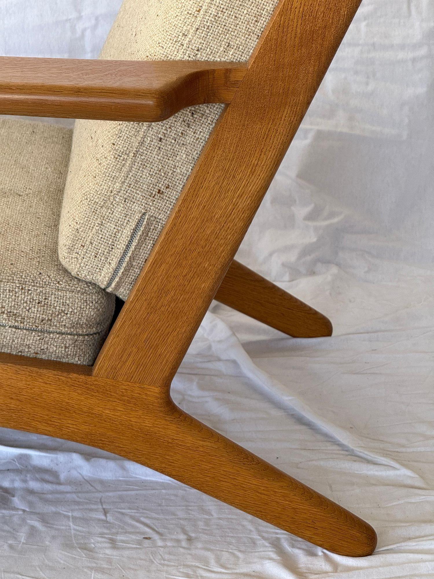 Hans Wegner GE-290 Chaise longue à dossier haut en vente 1