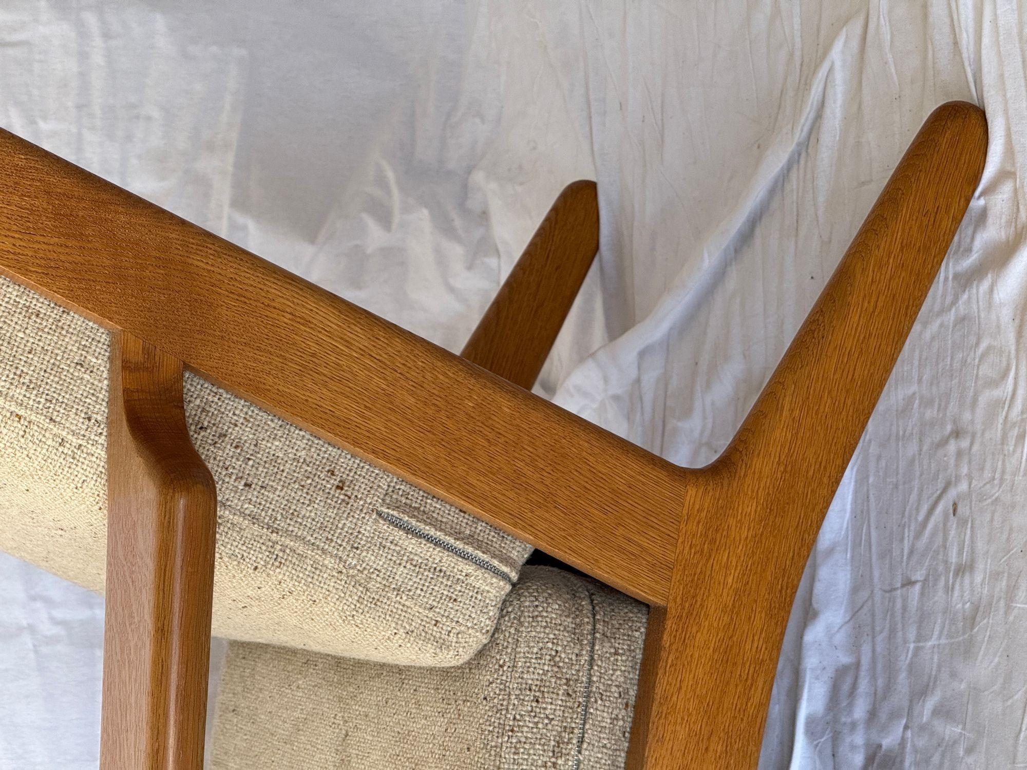 Hans Wegner GE-290 High Back Lounge Chair For Sale 1