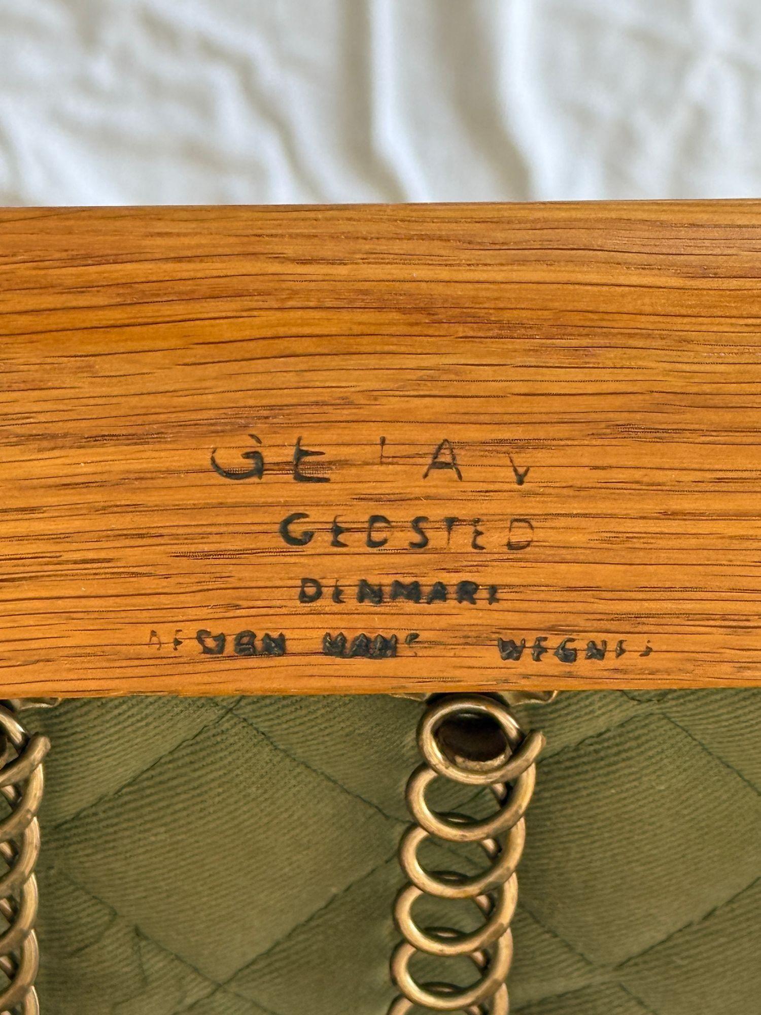 Hans Wegner GE 290 Highback Lounge Chair For Sale 1