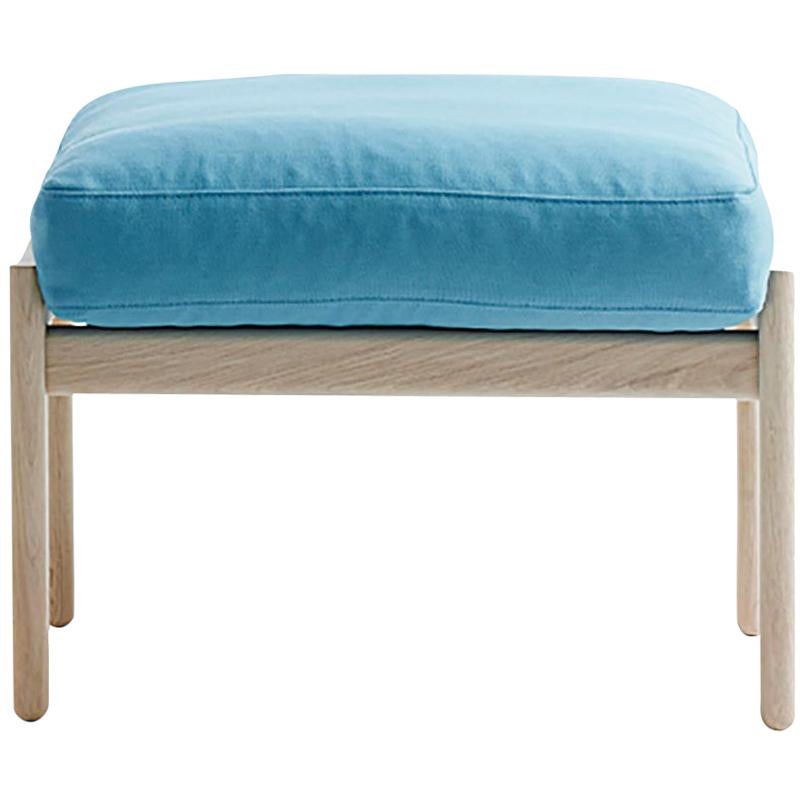 Hans Wegner GE-290S Footstool, Lacquered Beech For Sale