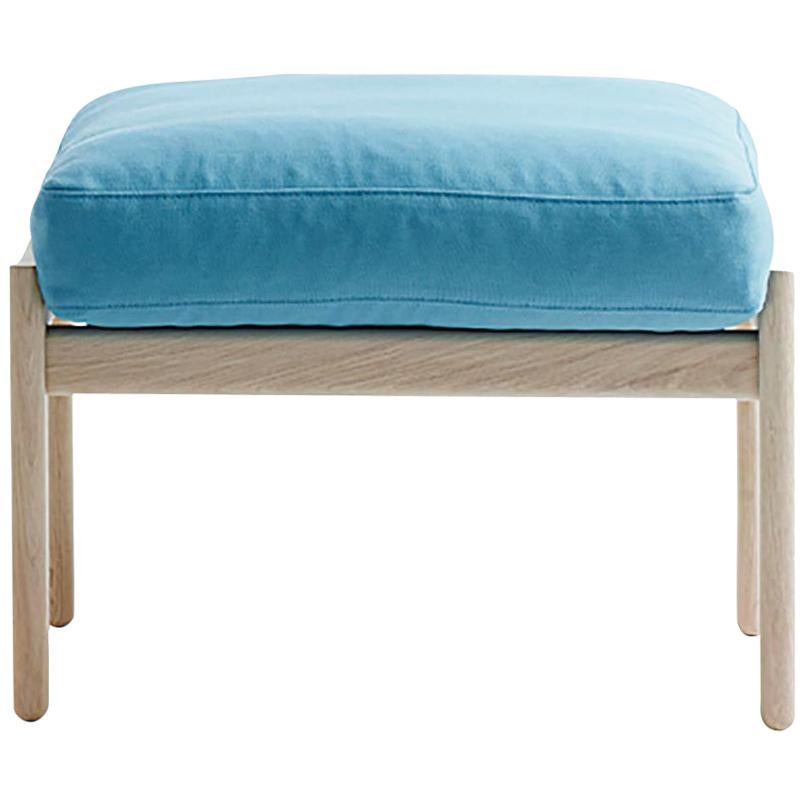 Hans Wegner GE-290S Footstool, Lacquered Beech