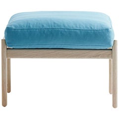 Hans Wegner Ge-290s Footstool, Lacquered Oak