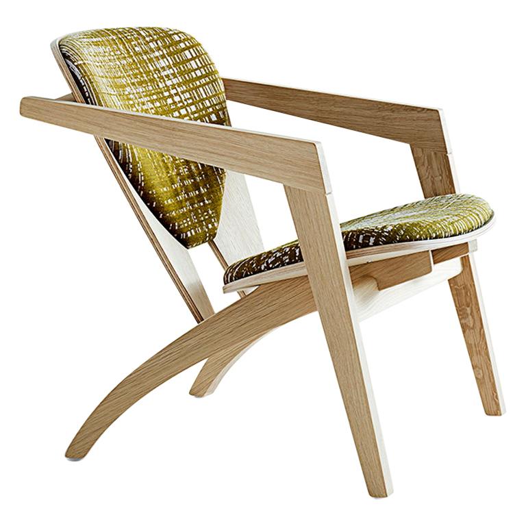 Hans Wegner GE-460 Butterfly Lounge Chair, Lacquered Beech For Sale