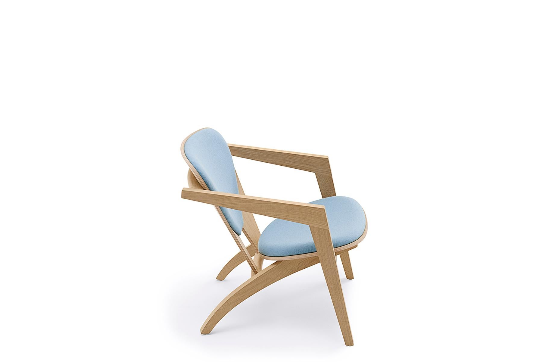 Danois Hans Wegner fauteuil de salon papillon GE-460 en chêne laqué en vente