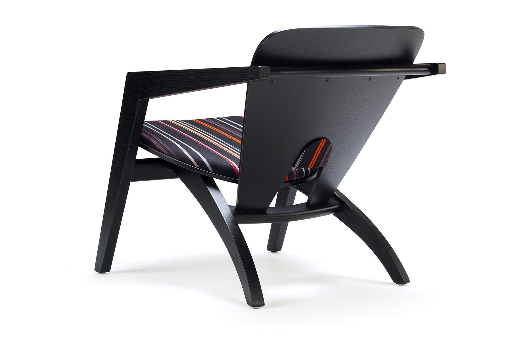 Mid-Century Modern Hans Wegner fauteuil de salon papillon GE-460 en chêne teinté en vente