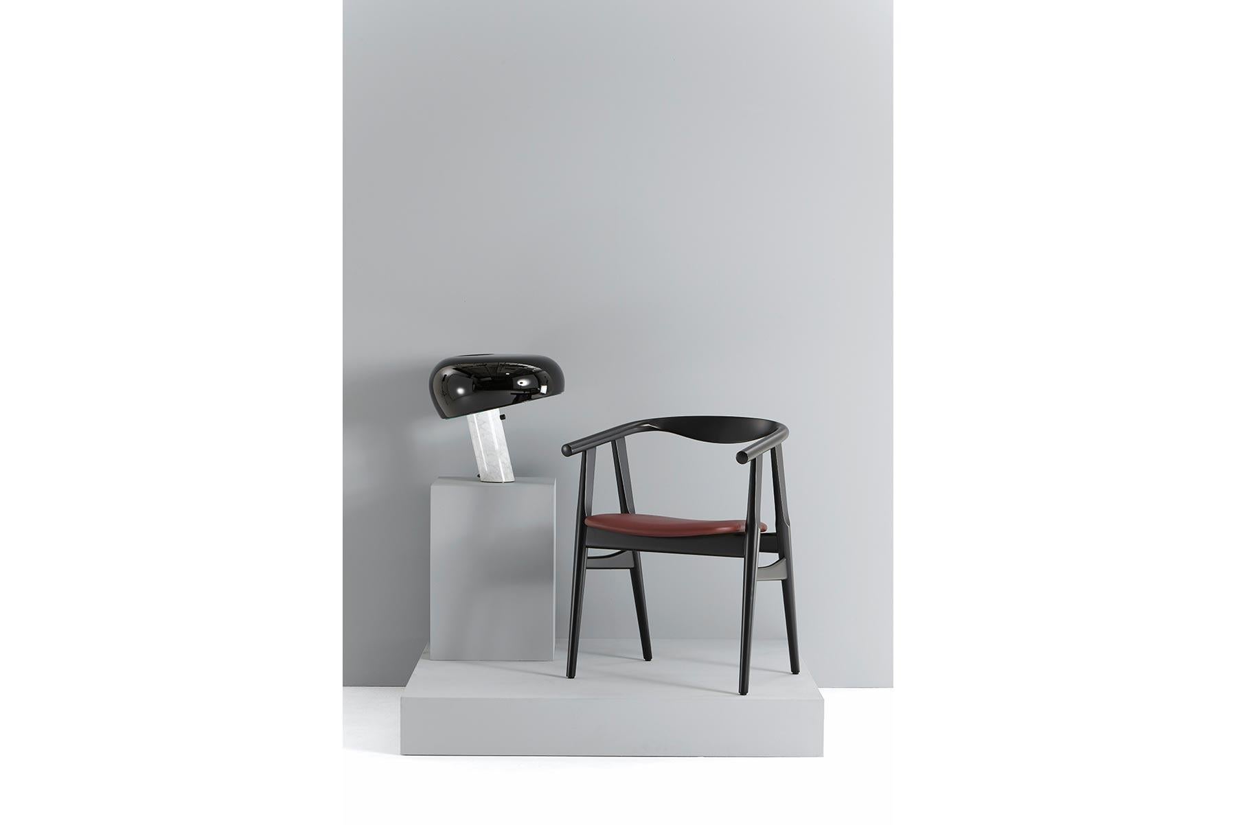 Hans Wegner GE-525 Dining Chair, Lacquered Beech For Sale 10