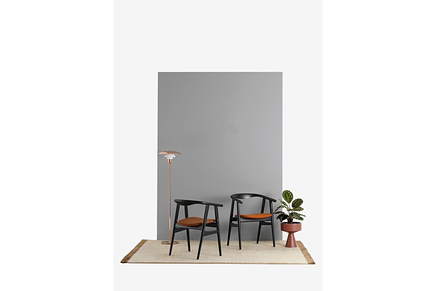 Sedia da pranzo Hans Wegner GE-525, Faggio tinto in vendita 6