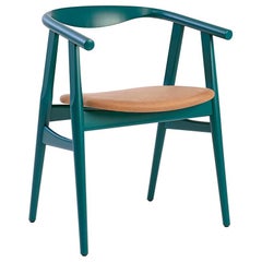 Sedia da pranzo Hans Wegner GE-525, Faggio tinto