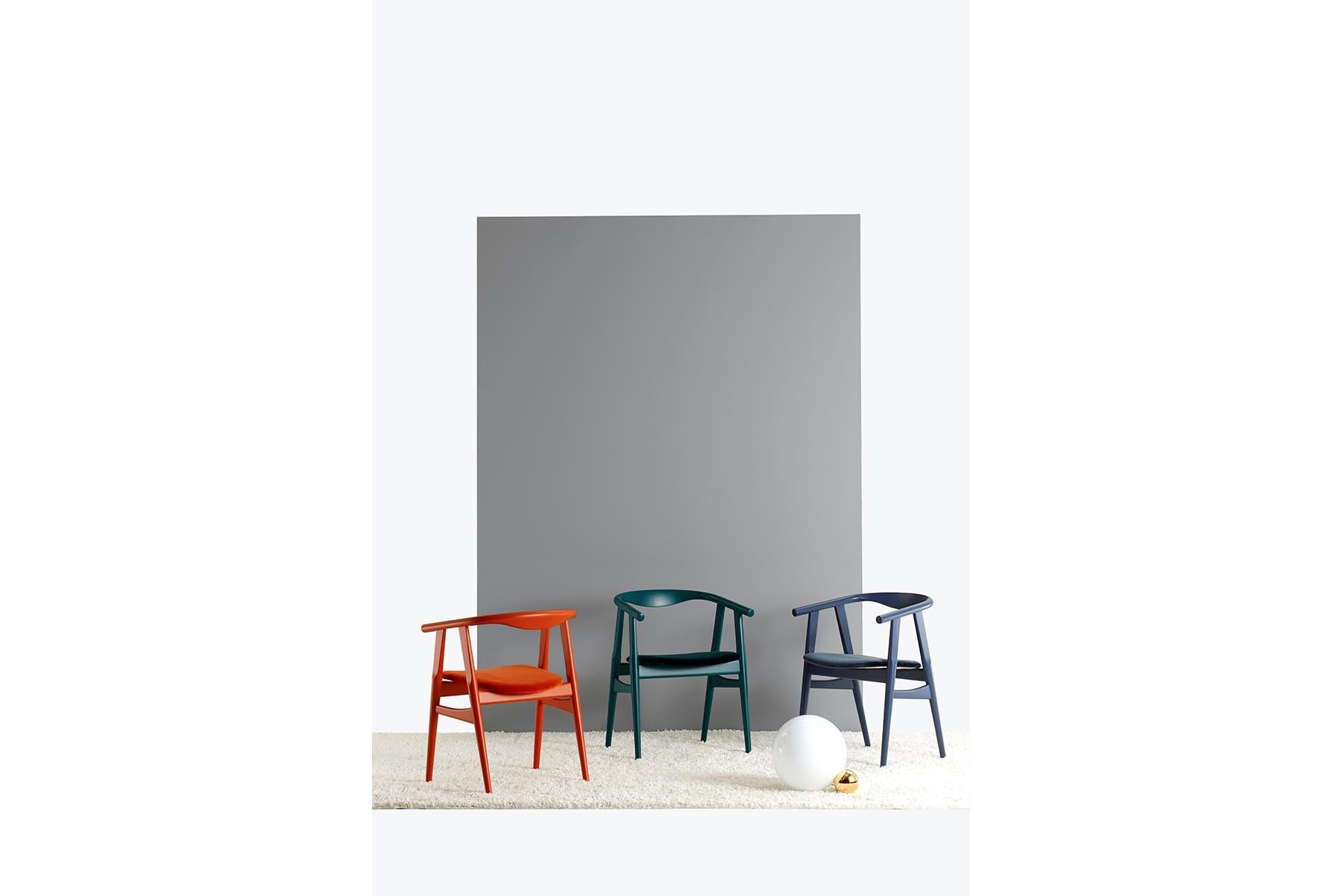 Hans Wegner GE-525 Esszimmerstuhl, Eiche gebeizt im Angebot 8