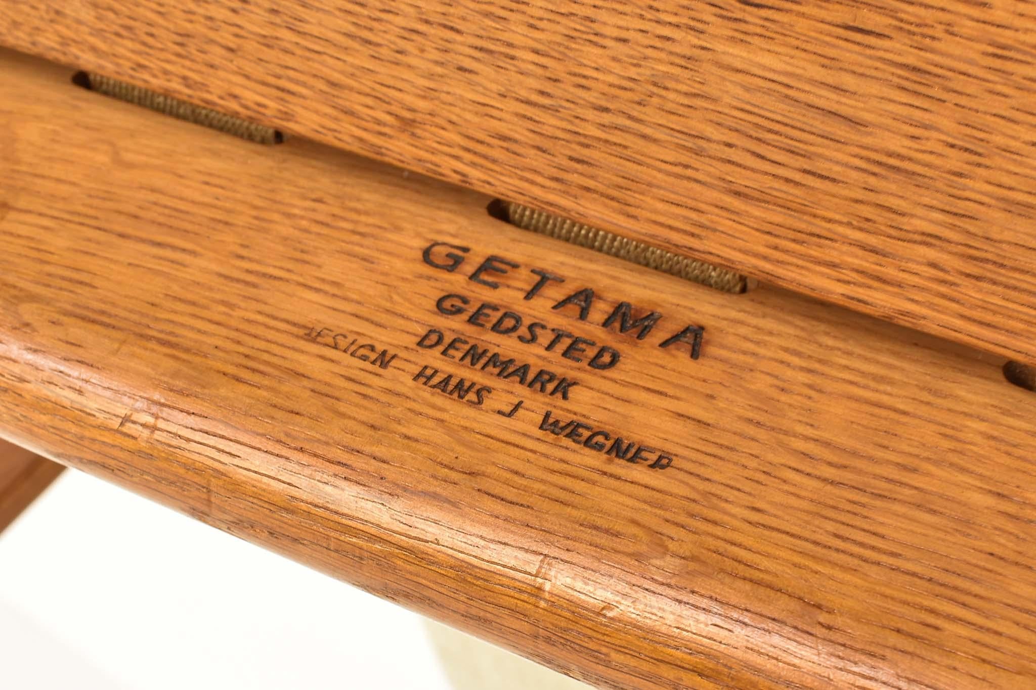 Danish Lounge Chair by Hans Wegner for GETAMA, model 'GE 671' 7