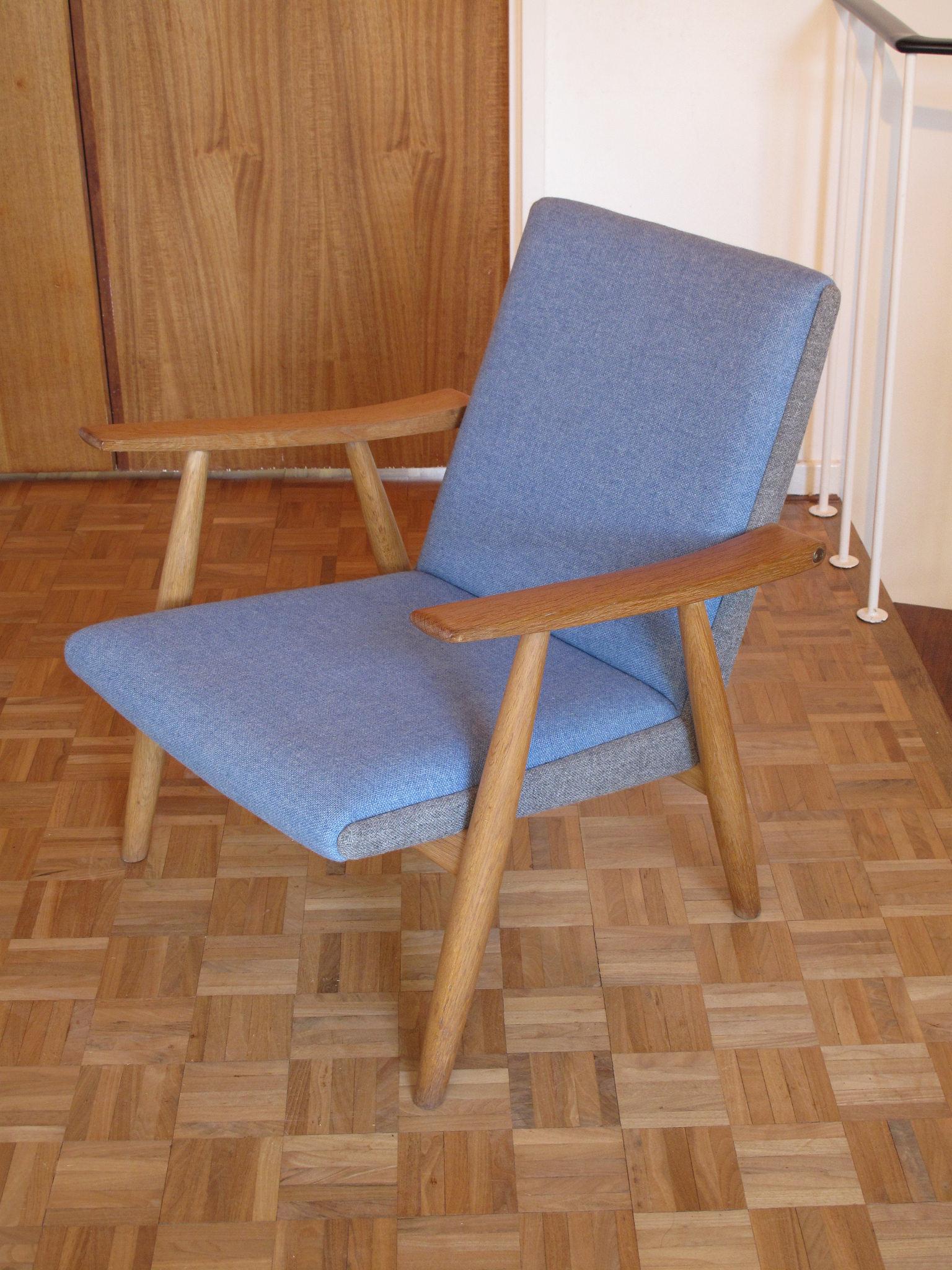 Hans Wegner GE260 Oak Chair for GETAMA In Good Condition In Shepperton, Surrey