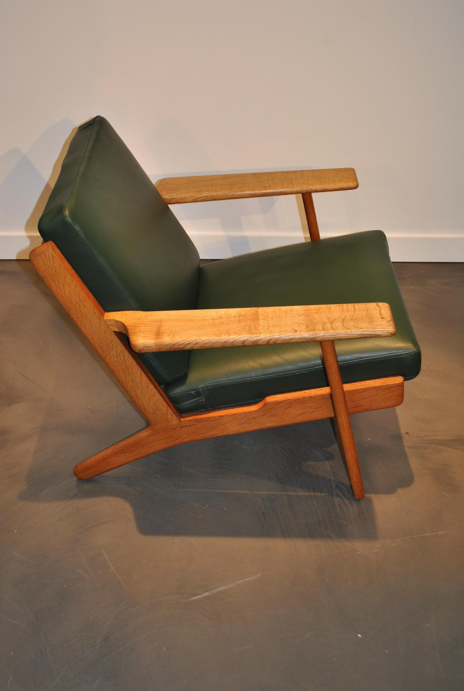 Hans Wegner GE290 Lounge Chair, Original, 1950s 2