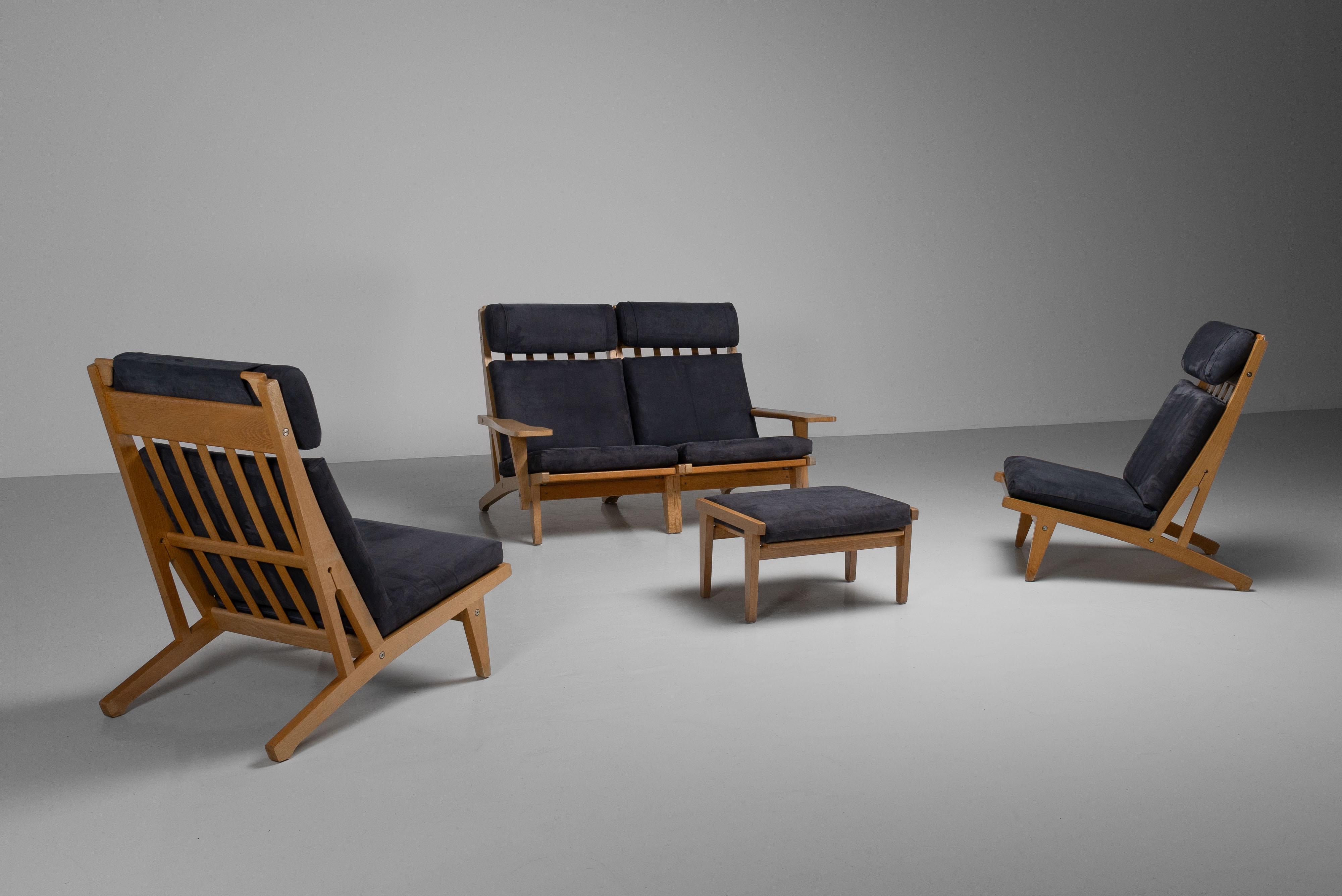 Hans Wegner GE375 groupe de sièges Getama Danemark 1969 en vente 6