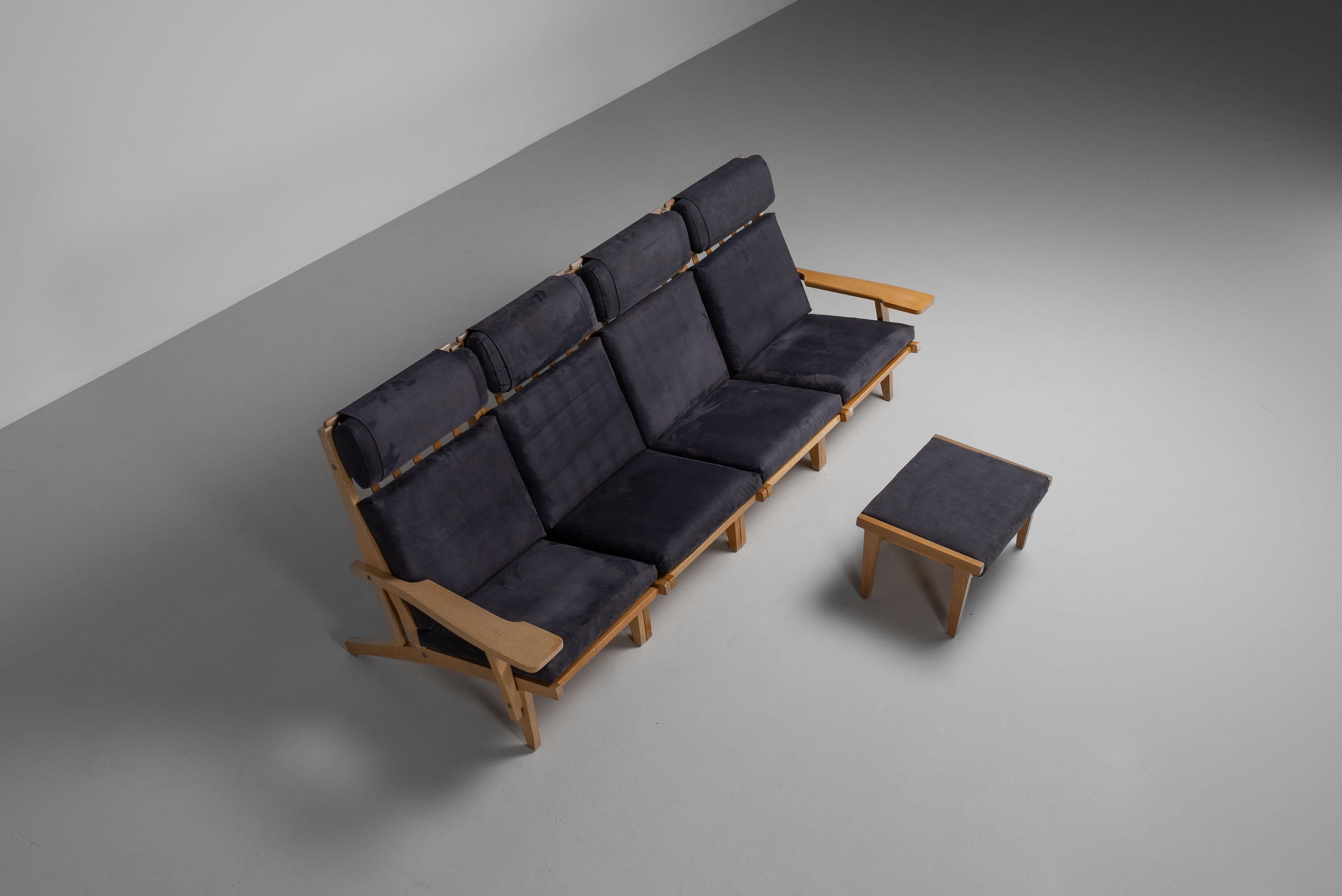 Hans Wegner GE375 groupe de sièges Getama Danemark 1969 en vente 7