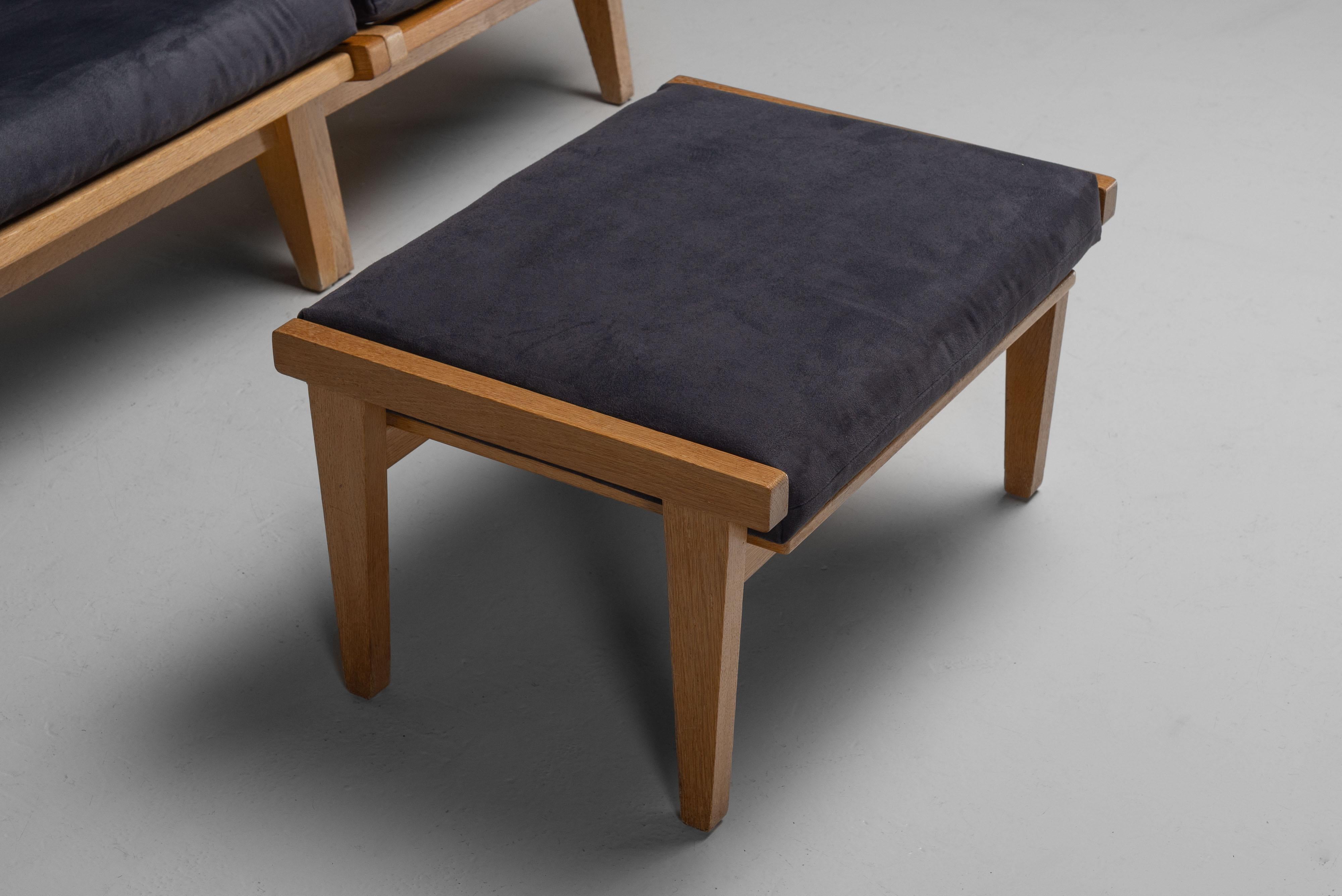 Hans Wegner GE375 groupe de sièges Getama Danemark 1969 en vente 8